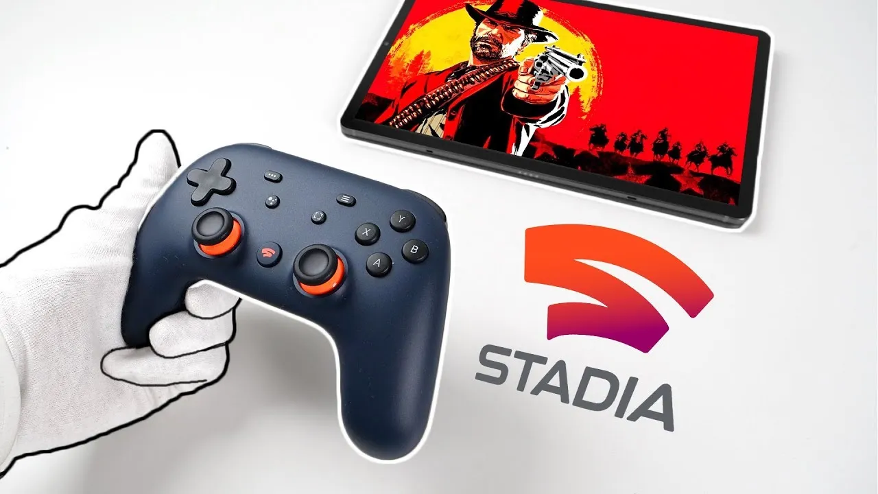 Google Stadia console unboxing